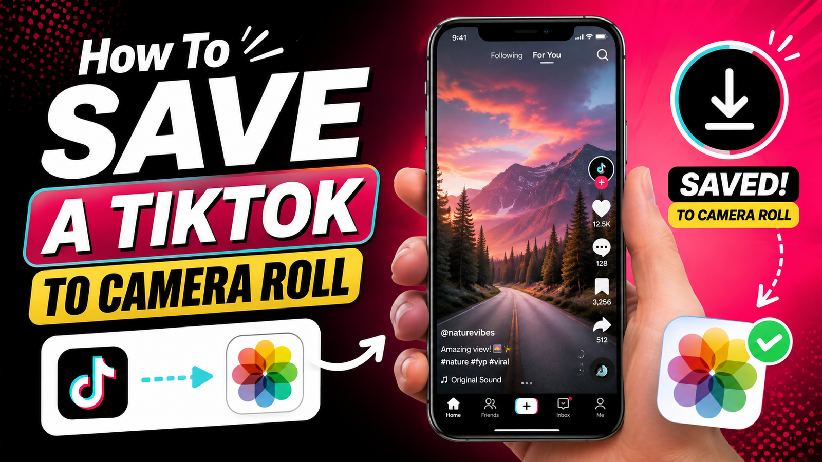 How To Save A Tiktok To Camera Role