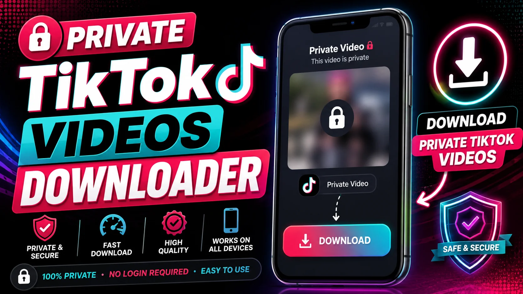 Private TikTok Videos Downloader