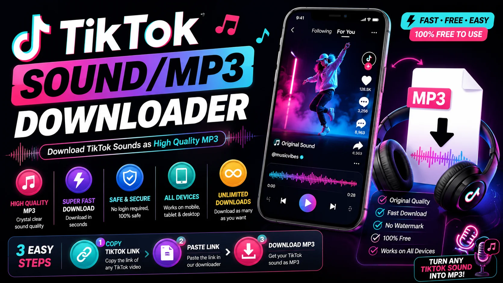 TikTok Sound/MP3 Downloader